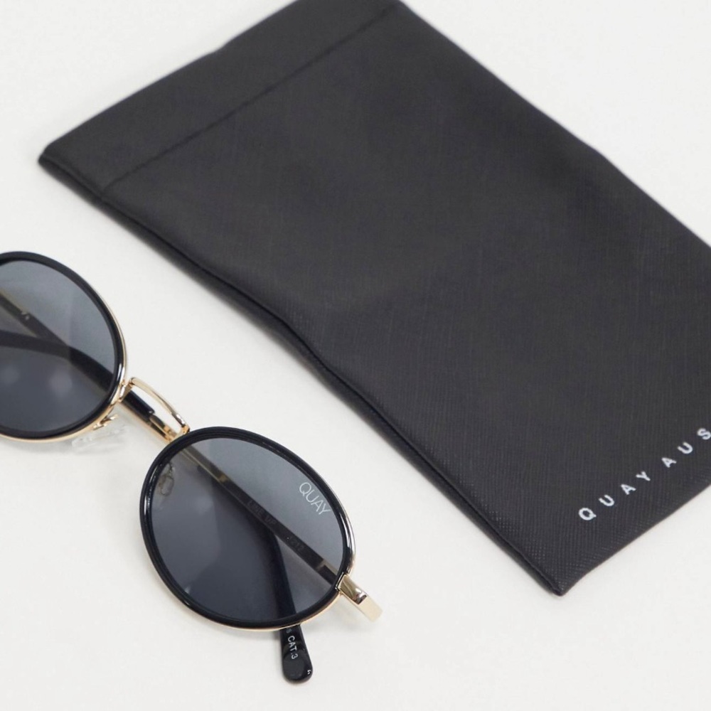 Quay Australia Line Up round sunglasses
